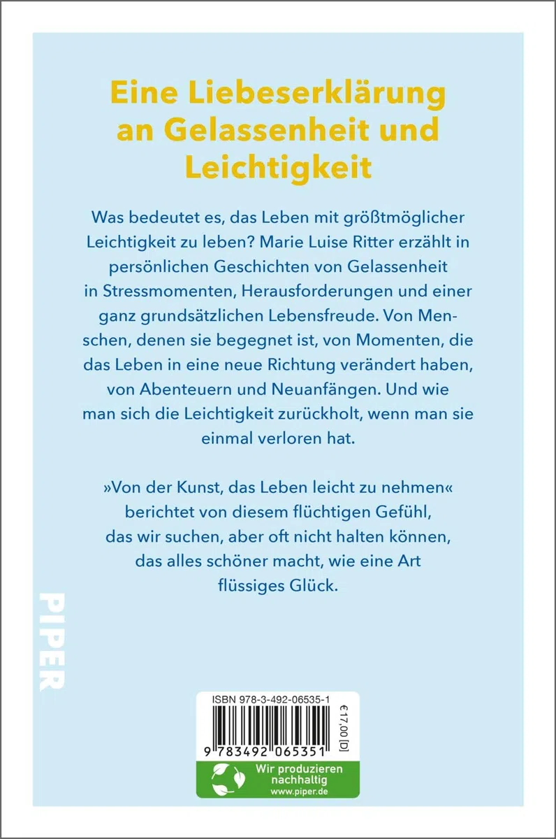 Von der Kunst, das Leben leicht zu nehmen: Wie wir Herausforderungen gelassen begegnen | 35 Stories über Gelassenheit und Leichtigkeit von @luiseliebt
