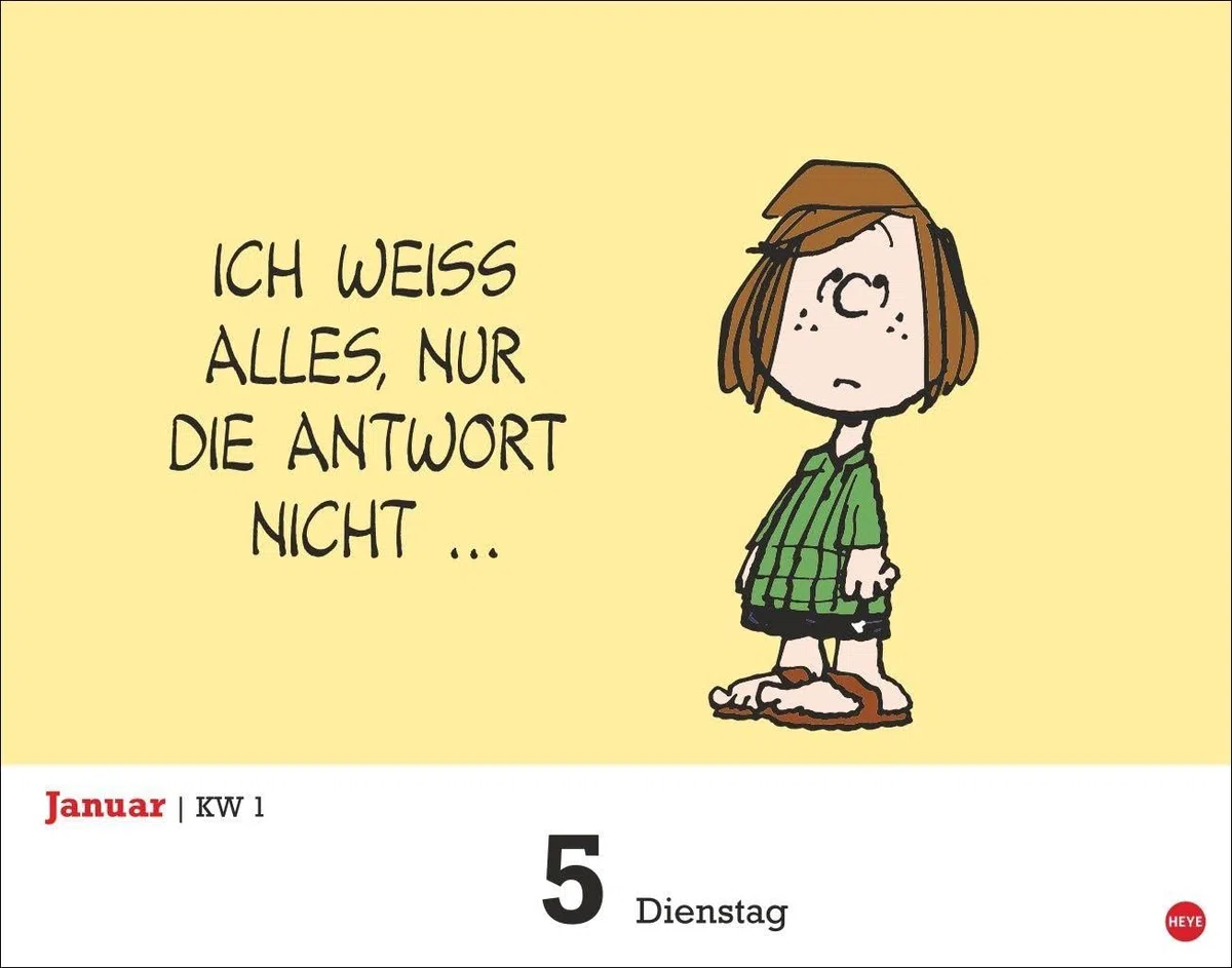 Peanuts Tagesabreißkalender 2027: Kleiner Kalender mit Aufsteller für die tägliche Dosis Snoopy, Charlie Brown und Co. Die Kult-Comics von Charles M. Schulz im Kalenderformat