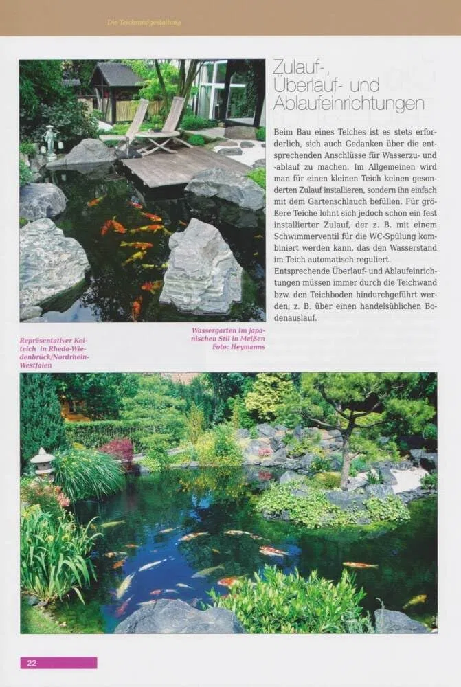 Repräsentative Gartenteiche und Wassergärten (Bücher für Teich und Garten)