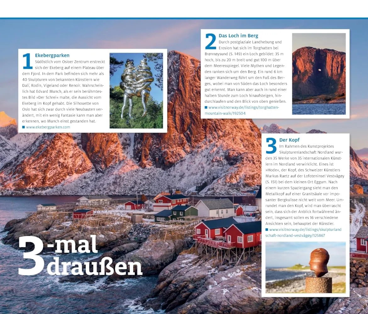 ADAC Reiseführer plus Norwegen: Mit Maxi-Faltkarte und praktischer Spiralbindung