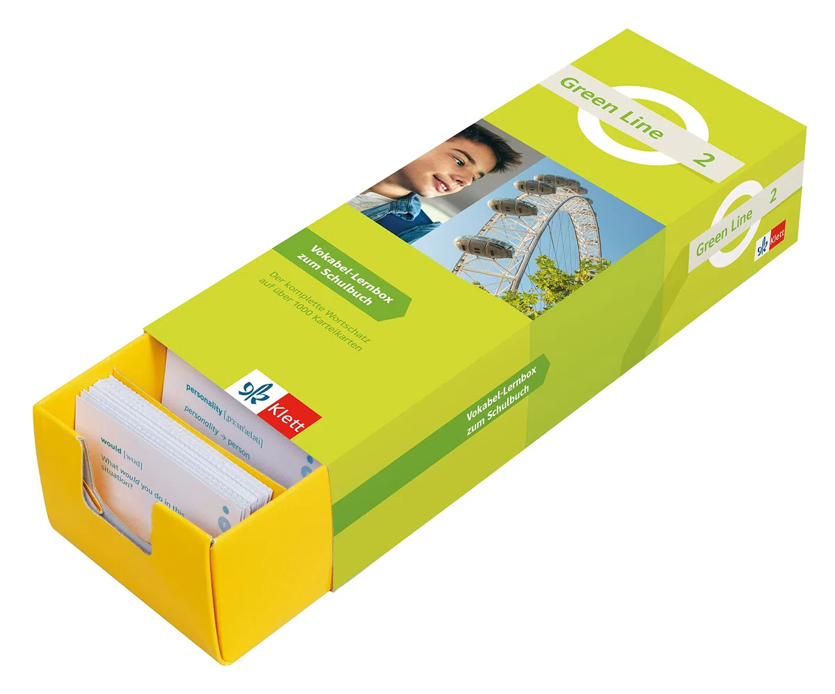 Green Line 2 (ab 2021) Klasse 6 Vokabel-Lernbox zum Schulbuch: Englisch passend zum Lehrwerk üben (Green Line. Ausgabe ab 2021)