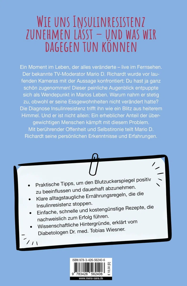 Mach dich schlank: Insulinresistenz als Ursache von Übergewicht erkennen und stoppen | Ernährungswissen kompakt + Rezepte zum Abnehmen: einfach, lecker, günstig!