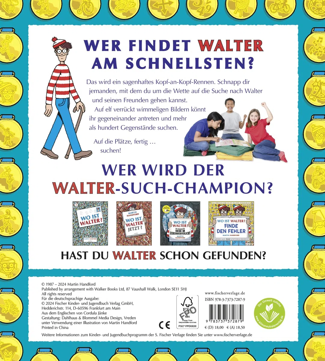 Wo ist Walter? Das große Wettsuchen: Das Kult-Wimmelbuch jetzt als Suchspiel für die ganze Familie!