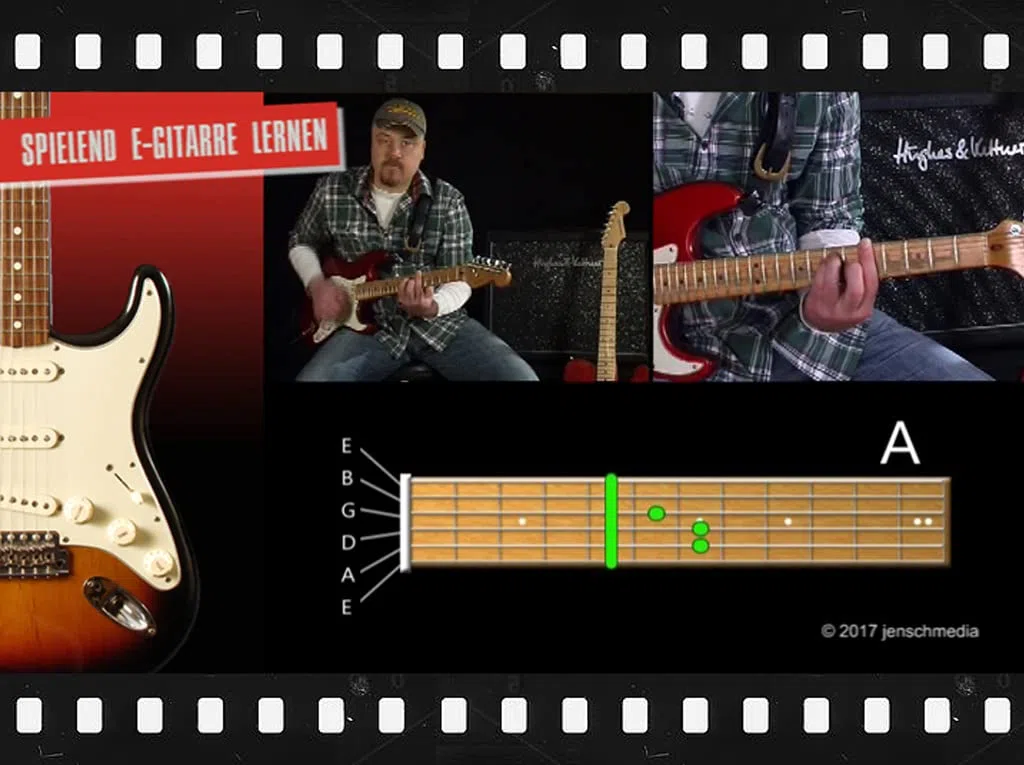 Spielend E-Gitarre Lernen: Vom Anfänger zum Bandgitarristen (8. Aufl.) mit über 100 Lern- & Übungsvideos