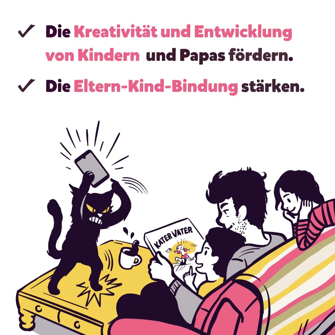 Kater Vater: 40 Papa-Kind-Spiele im Liegen – Für übermüdete Papas und hellwache Kinder.