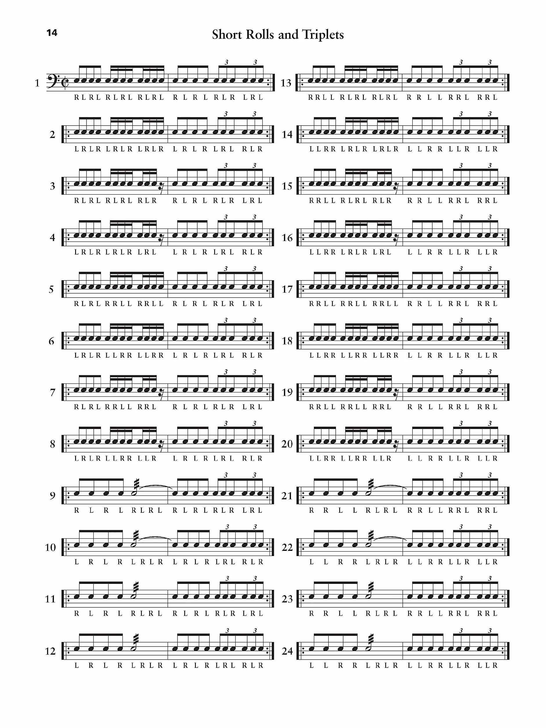 Stick Control: for the Snare Drummer