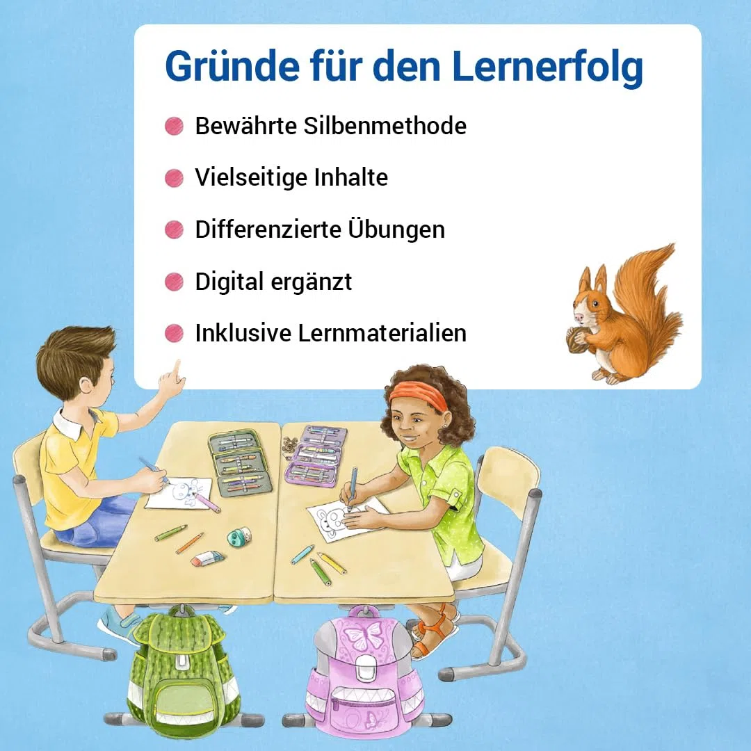 ABC der Tiere 1 Neubearbeitung – Die Silbenfibel®: Leselehrgang, Druckschrift (ABC der Tiere 1 - Neubearbeitung 2023)