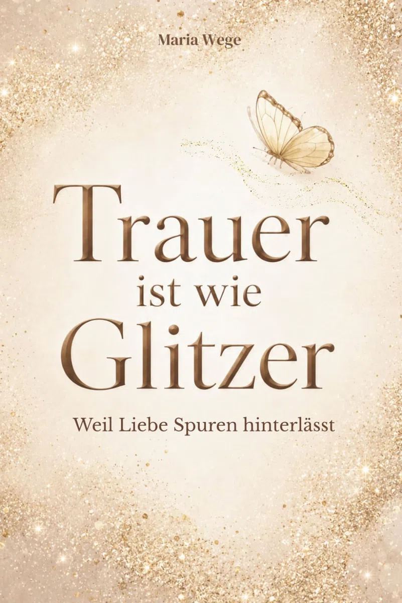 Trauer ist wie Glitzer - Weil Liebe Spuren hinterlässt: Ein Ort für deine Gedanken und eine leise Begleitung, die dich daran erinnert: Du bist nicht allein