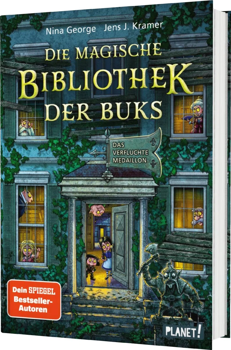 Die magische Bibliothek der Buks 2: Das verfluchte Medaillon: Spannend-skurriles Fantasy-Abenteuer über die Macht der Bücher (2)