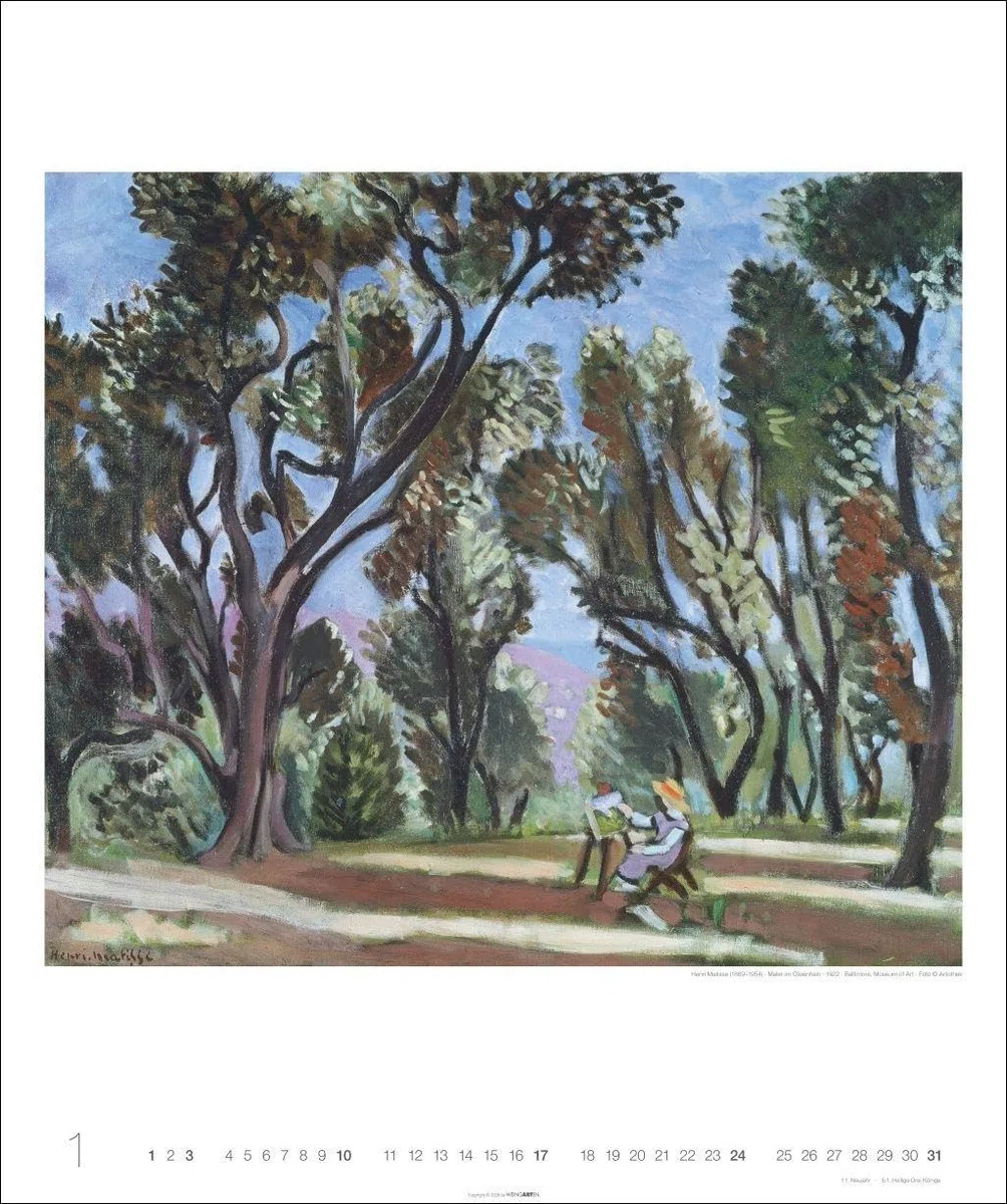 Die schönsten Gärten des Impressionismus Edition Kalender 2027: Kunstvoller Wandkalender mit zauberhaften Gemälden von Gartenidyllen. Großer Kunst-Kalender 2027.