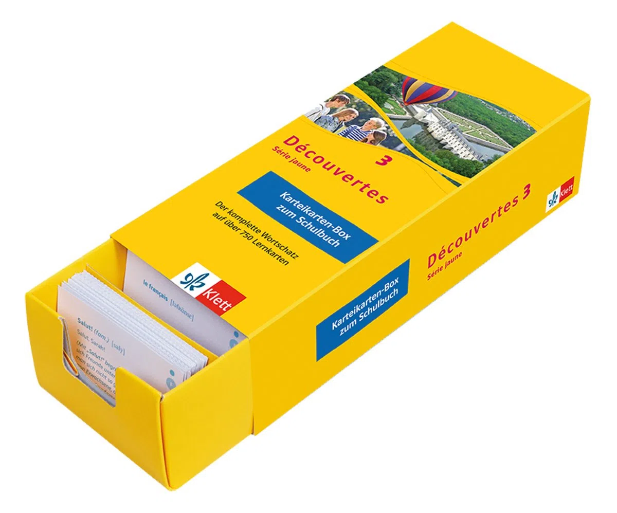 Découvertes Série Jaune 3 - Vokabel-Lernbox zum Schulbuch: Französisch passend zum Lehrwerk üben (Découvertes. Série jaune (ab Klasse 6). Ausgabe ab 2012)