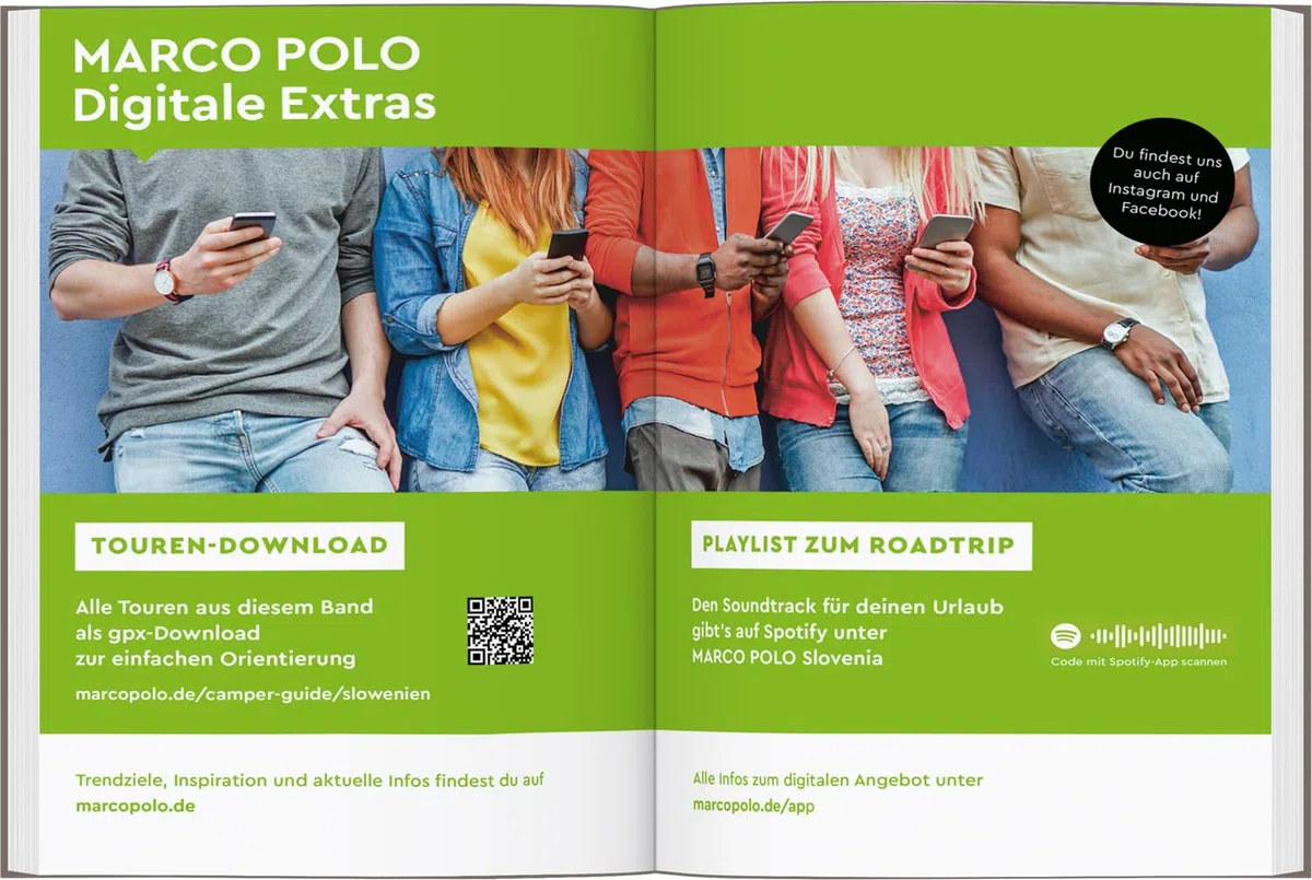 MARCO POLO Camper Guide Slowenien: Insider-Tipps für deine Wohnmobil-Touren
