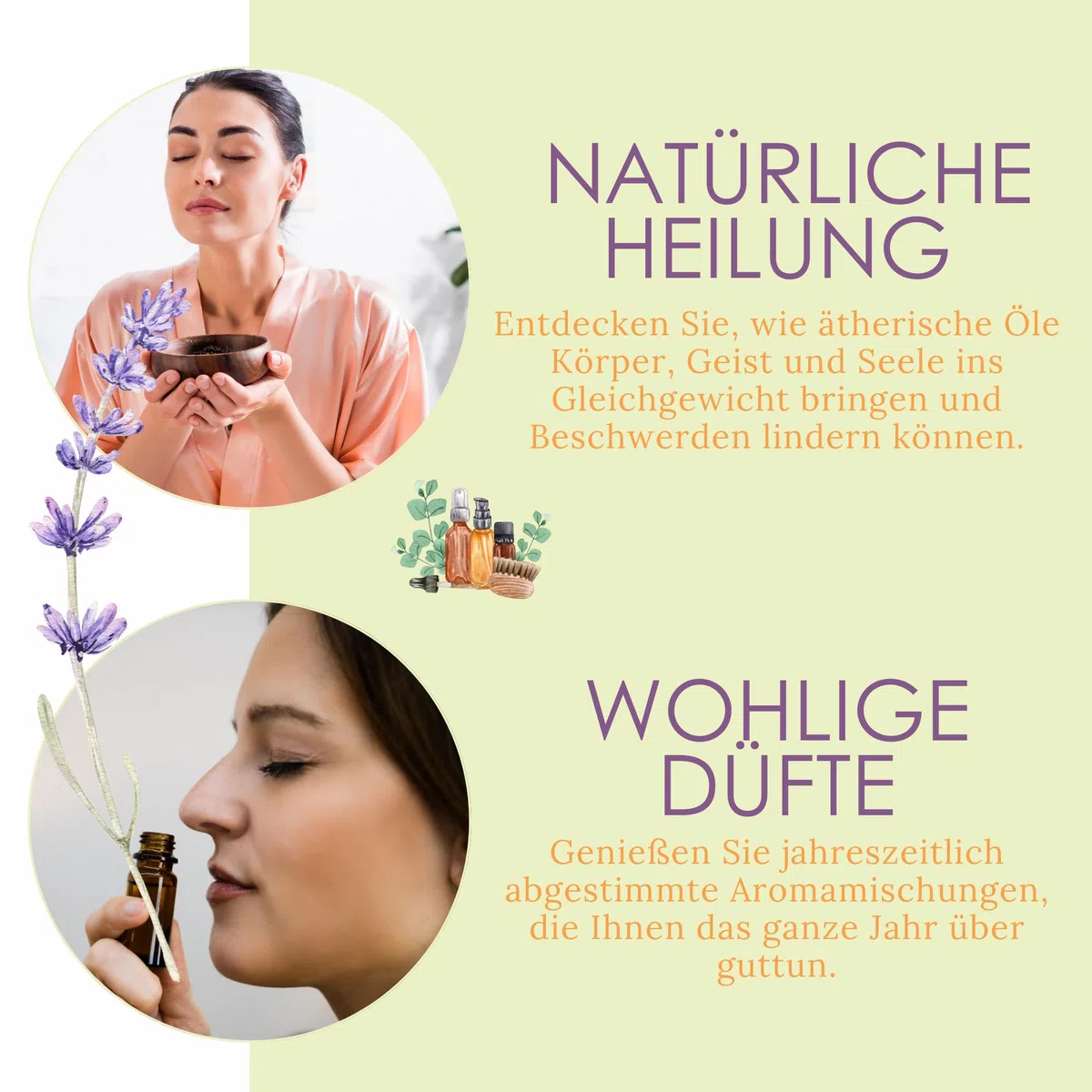 Aromatherapie für absolute Einsteiger - Das 7-in-1-Komplettset: Alles, was Sie über die Anwendung ätherischer Öle wissen müssen. So wählen Sie immer die richtigen Düfte für Ihre Bedürfnisse