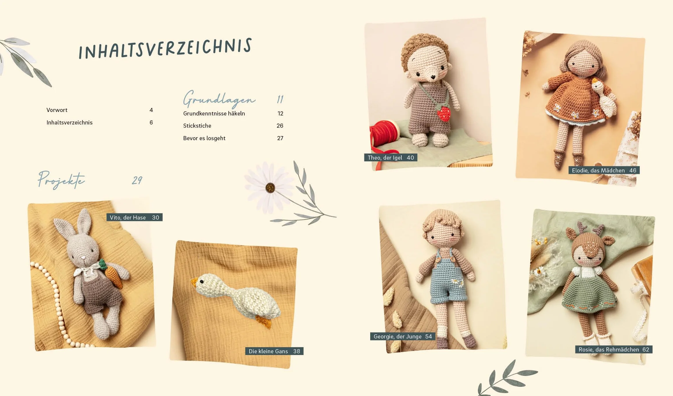 Lulu loves the moon – das Häkelbuch: Löwe, Reh, Igel und noch mehr traumhaft süße Amigurumis im Vintagestil häkeln