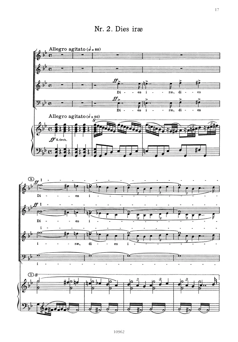 Missa da Requiem: für 4 Solostimmen, Chor und Orchester (Klavierauszug) (URTEXT)