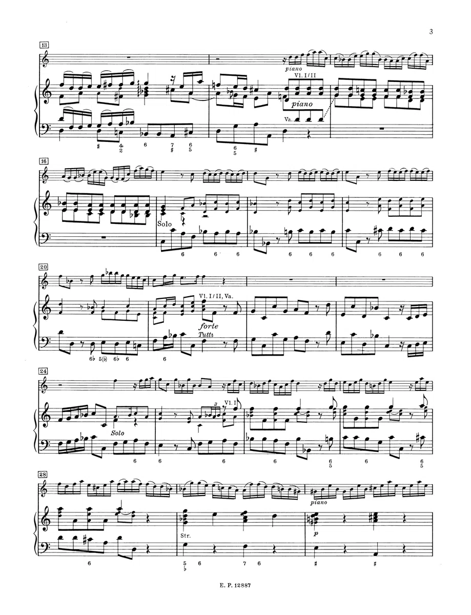 Oboenkonzert d-Moll für Oboe u. Klavier, Urtext (Fechner): Für Oboe, Streicher und Basso Continuo (Edition Peters)
