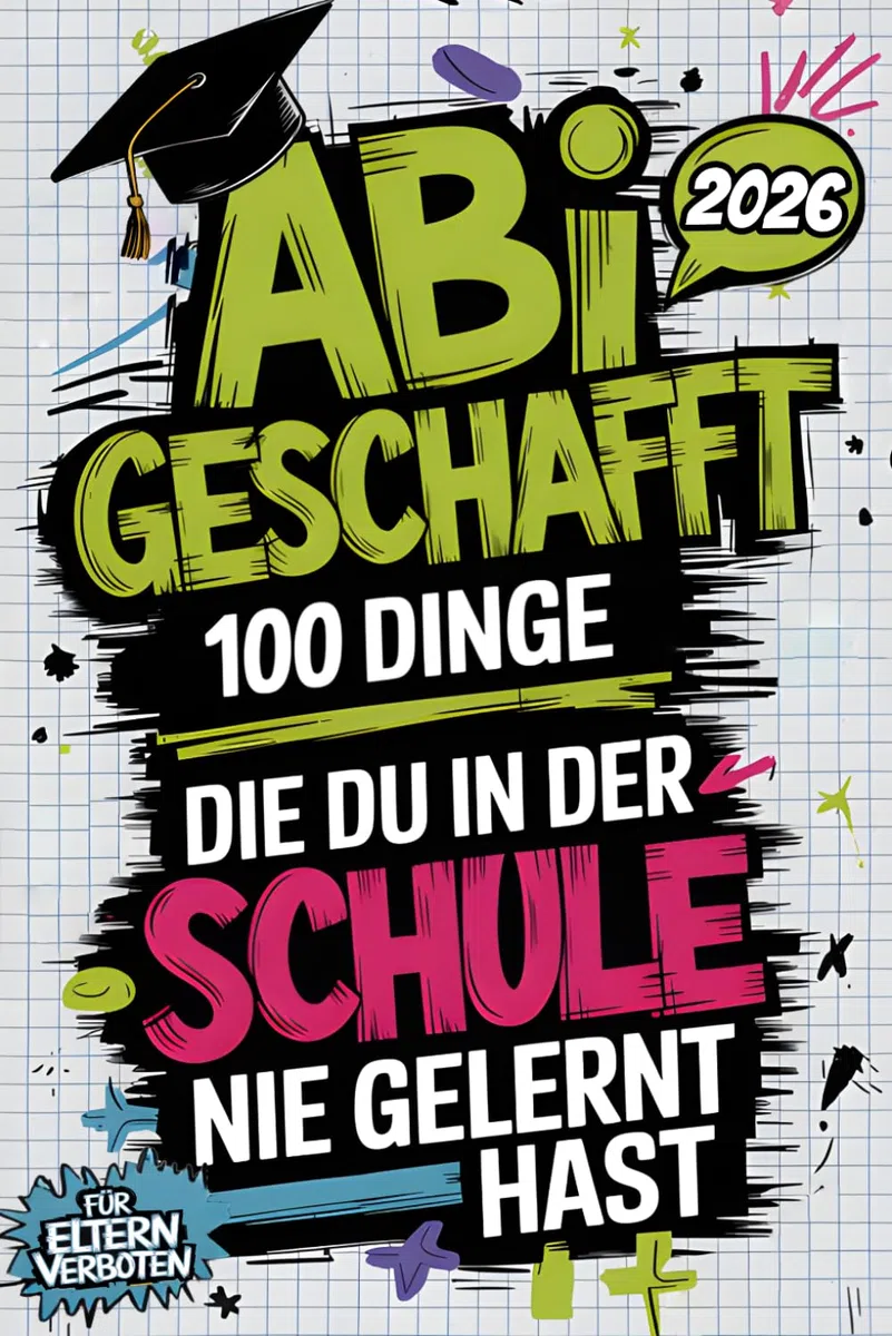 Abi geschafft – 100 Dinge, die du in der Schule nie gelernt hast: Was jetzt wirklich zählt – ganz ohne Lehrplan, aber mit echtem Life-Input, den dein Stundenplan nie vorgesehen hat