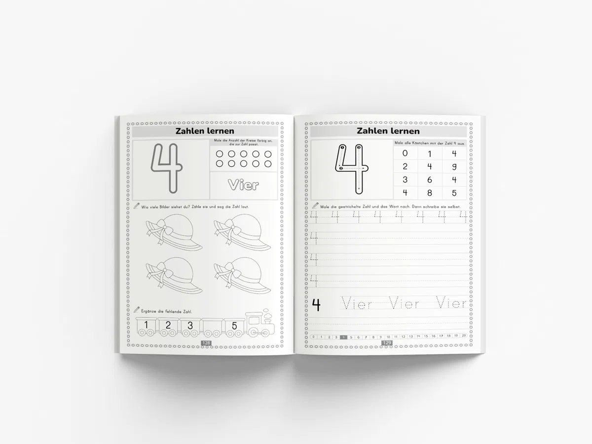 XXL 1. Klasse Übungsheft: Lernbuch für die Grundschule – Buchstaben und Zahlen lernen, schreiben üben und erstes Rechnen mit kindgerechten Aufgaben