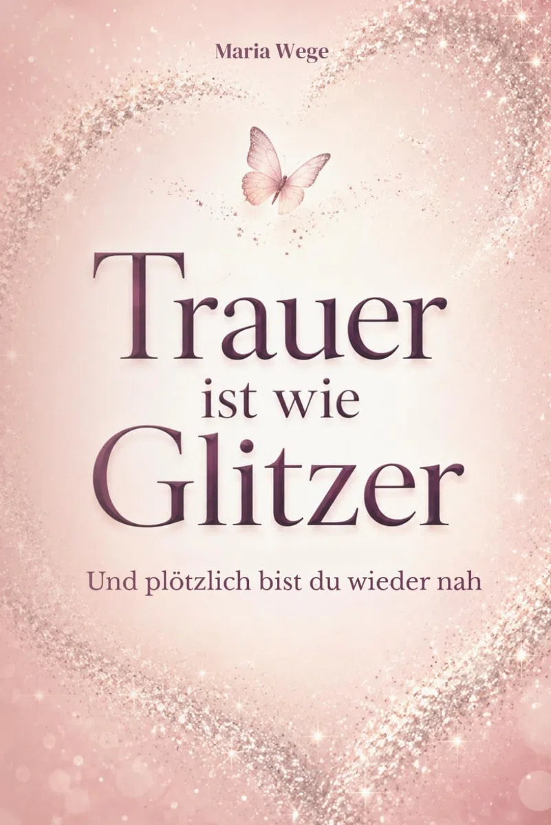 Trauer ist wie Glitzer - Und plötzlich bist du wieder nah: Ein liebevoller Erinnerungsort für dein Lachen, deine Spuren und alles, was bleibt.