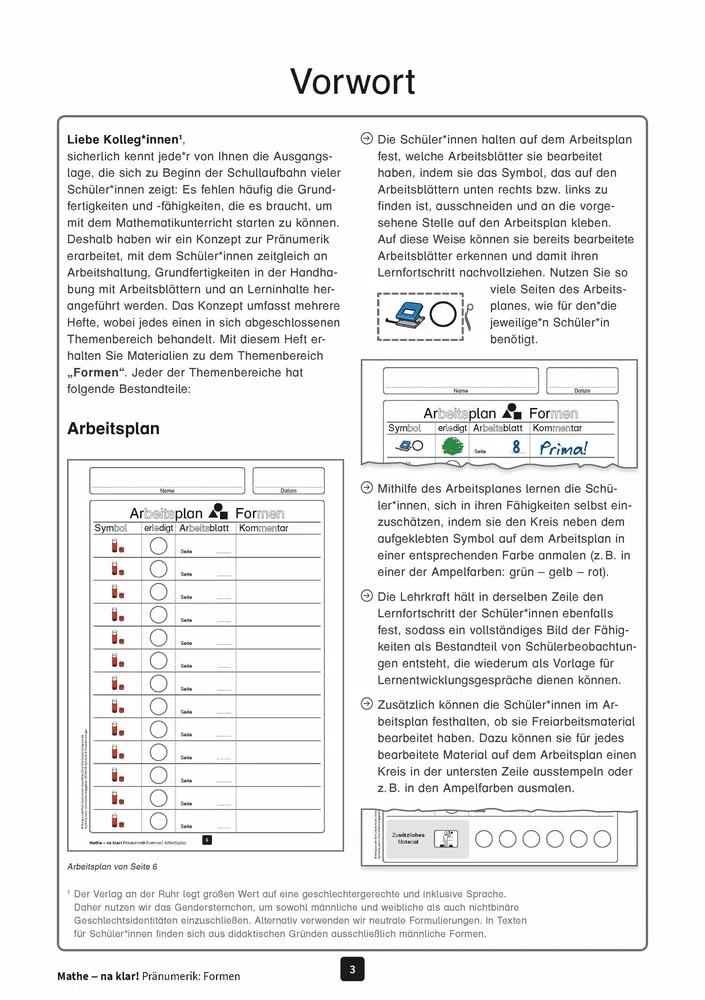 Mathe - na klar! Pränumerik: Formen: Differenzierte Arbeitsblätter zur systematischen Förderung. Mit METACOM-Symbolen (Sonderpädagogische Förderung - Geistige Entwicklung)