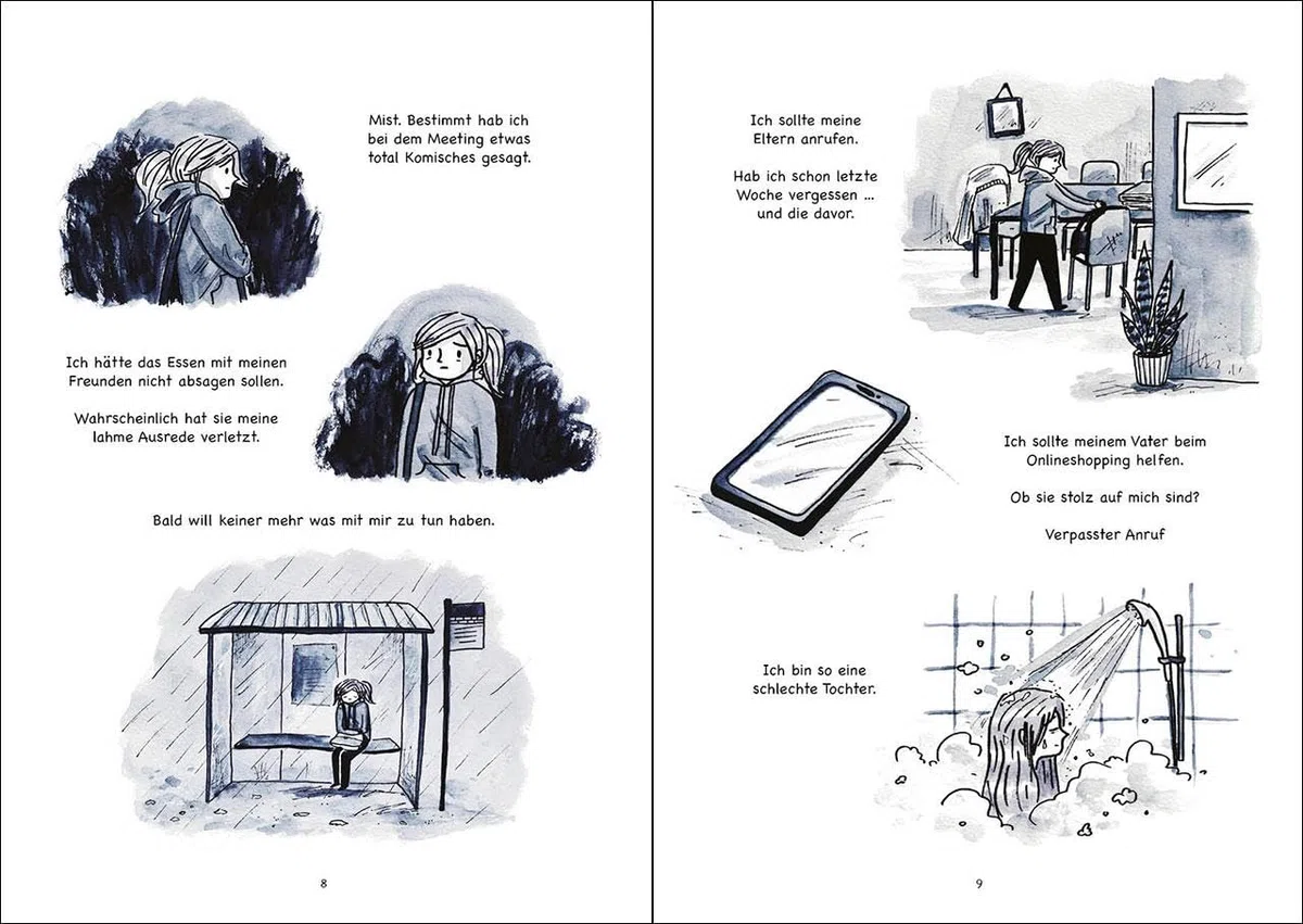 Everything is okay: Wenn dich dunkle Wolken begleiten: Ein Comicbuch, das Mut macht