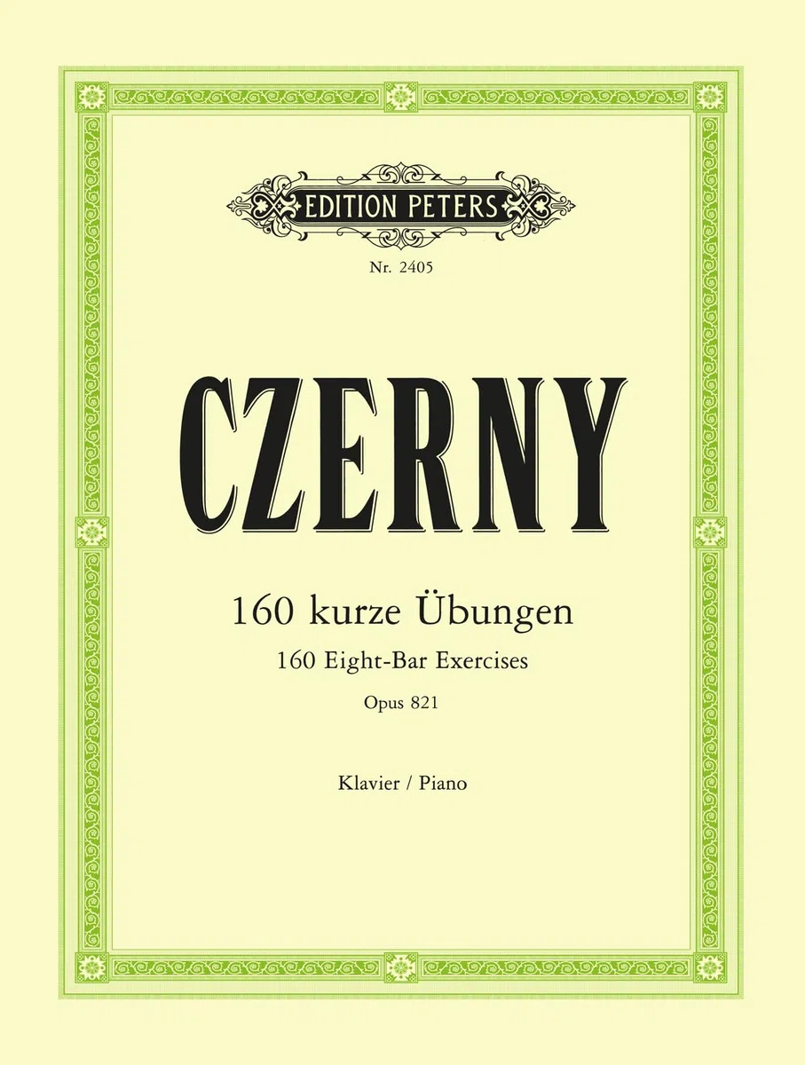 160 kurze Übungen op. 821: für Klavier (Edition Peters, 2405)