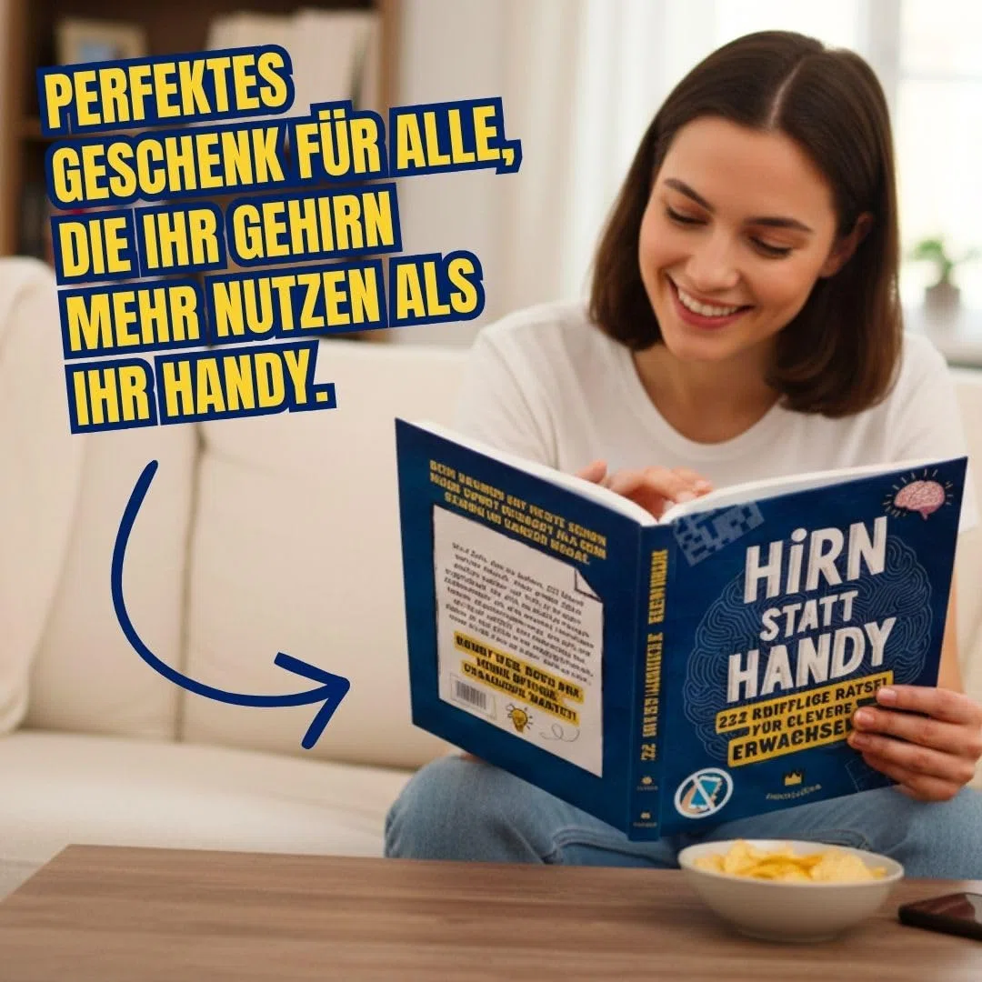 Hirn statt Handy - 222 knifflige Rätsel für clevere Erwachsene: Perfektes Geschenk-Rätselbuch für Männer & Frauen (Hirn statt Handy Rätselbücher)
