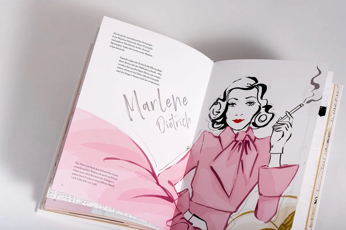 Christian Dior: Die stilvolle Welt des Modeschöpfers. Mit Goldschnitt und Goldfolienprägung (Megan Hess: Bewegte Leben aus der Modewelt, Band 2)