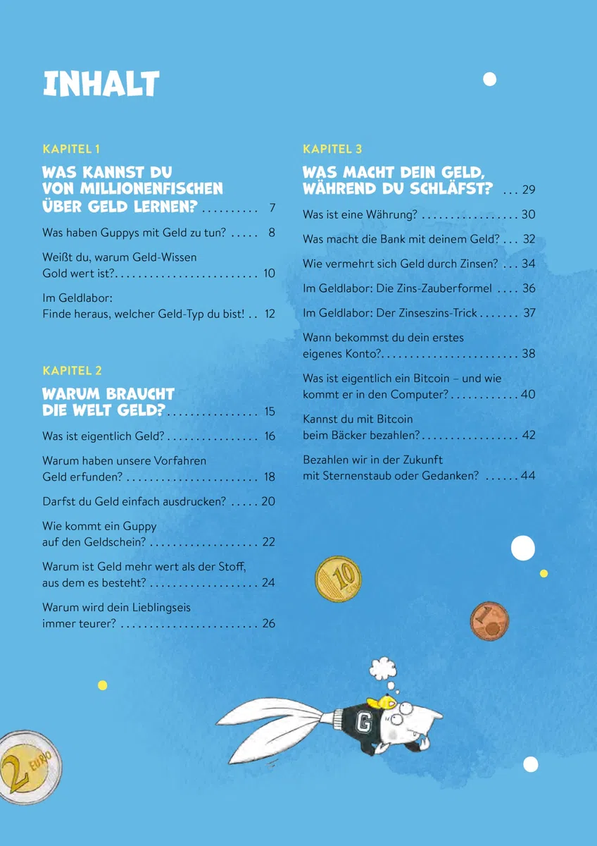 Von Geld, Gold und Guppys - Finanzbildung für Kinder und Jugendliche: Wie aus deinem Taschengeld ein ganzer Schatz wird I Rätseln, ausmalen, mitmachen! | Finanzwissen für Kinder