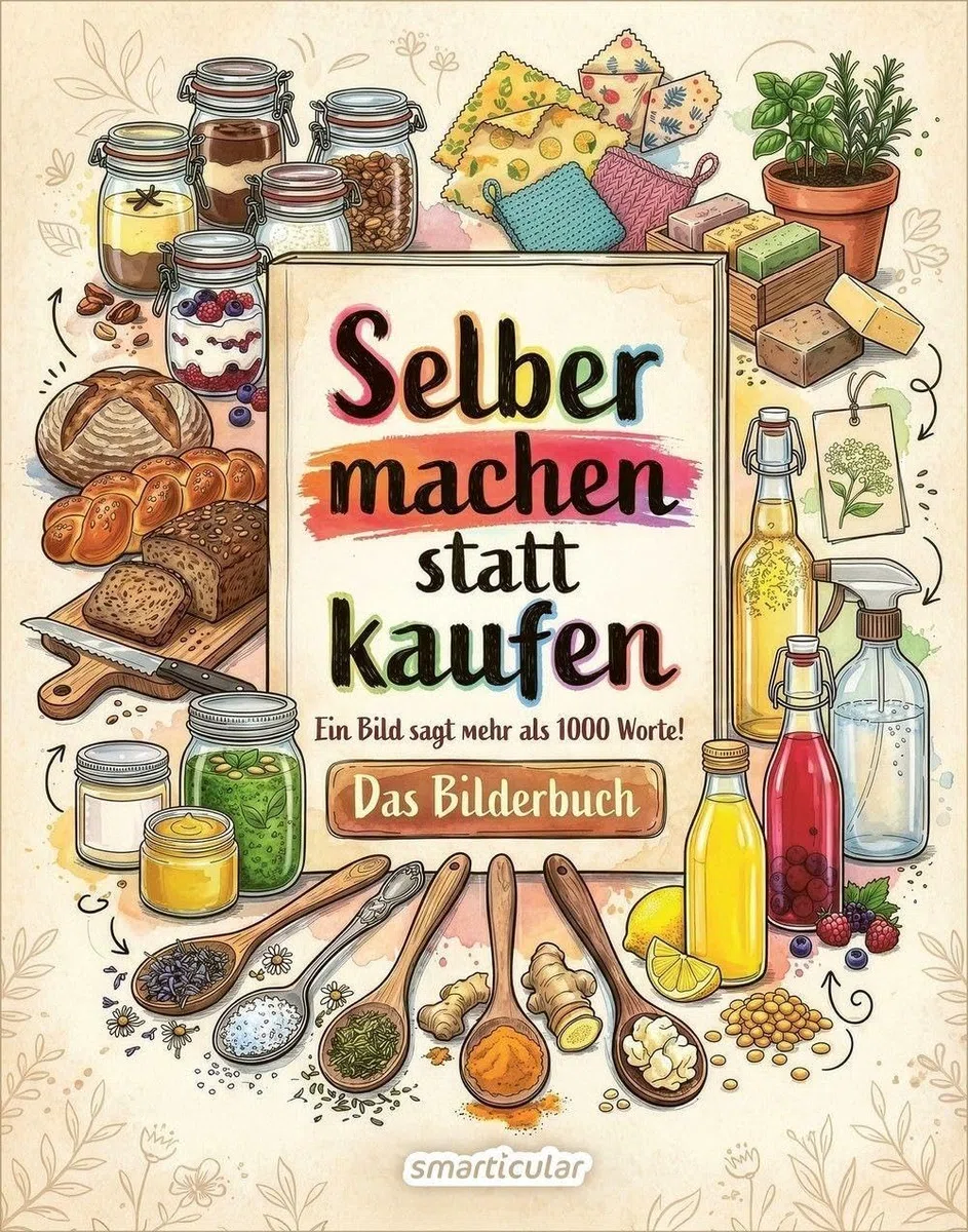 Selber machen statt kaufen – Das Bilderbuch: Ein Bild sagt mehr als 1000 Worte! | Bilderbuch für Erwachsene