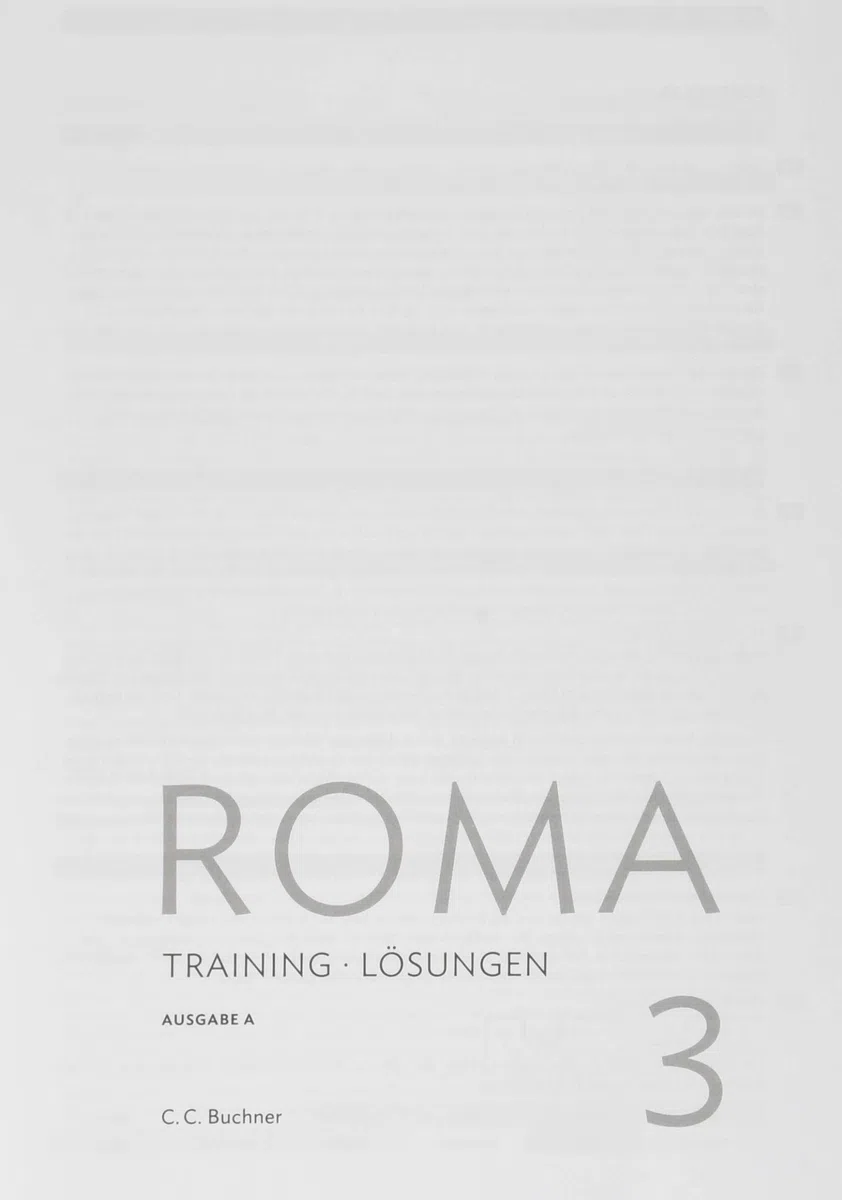 Roma A / ROMA A Training 3: inklusive Vokabeltraining mit phase6. Zu den Lektionen 21-30