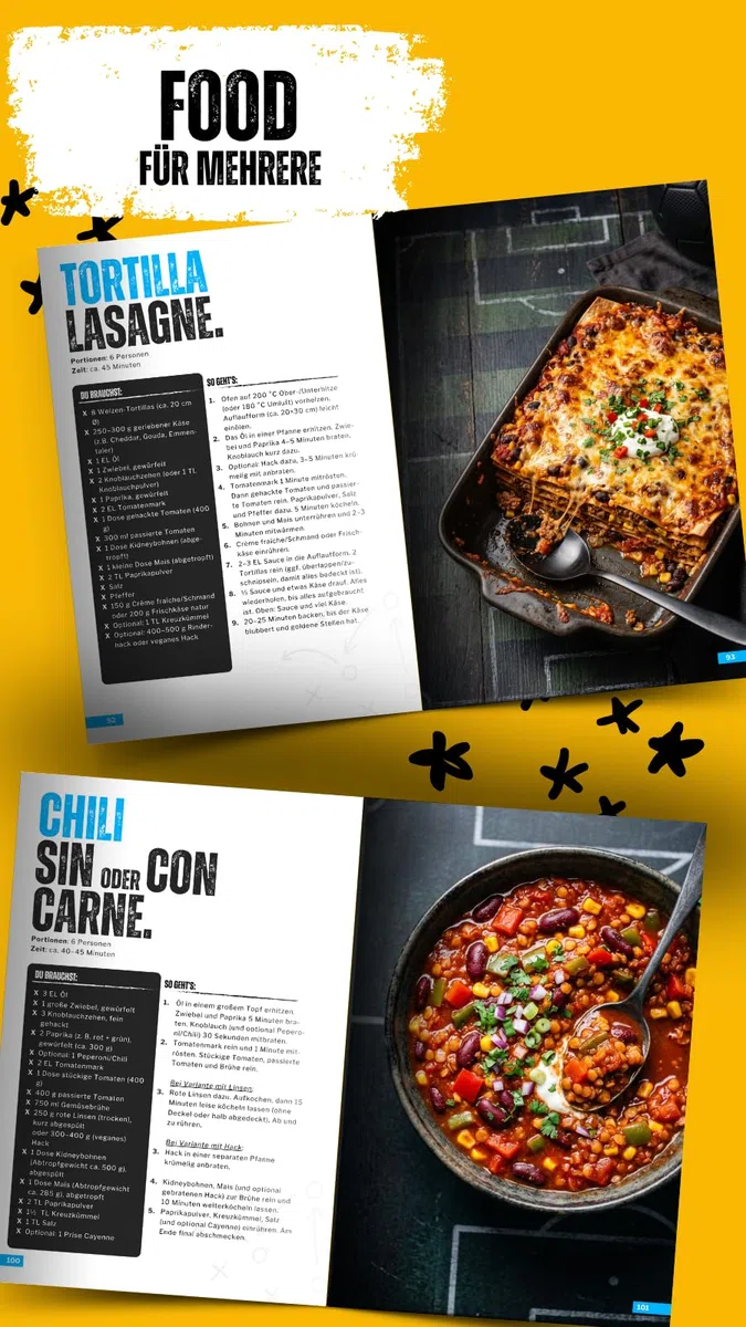 Fußball Snacks: Einfache & geniale Rezepte für den perfekten Fußballabend mit Freunden – Das Kochbuch für Teenager