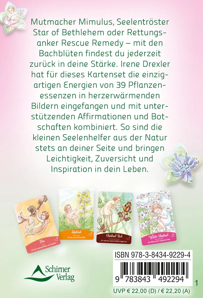 Bachblüten-Botschaften - Wie die Seelenpflanzen dir helfen: Set mit Anleitung und 39 Karten