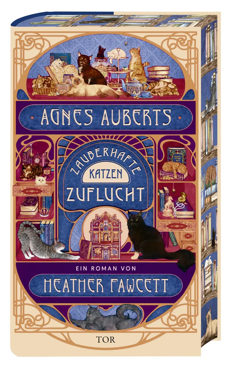 Agnes Auberts zauberhafte Katzenzuflucht: Cozy Fantasy mit Katzen und wunderschönem Farbschnitt