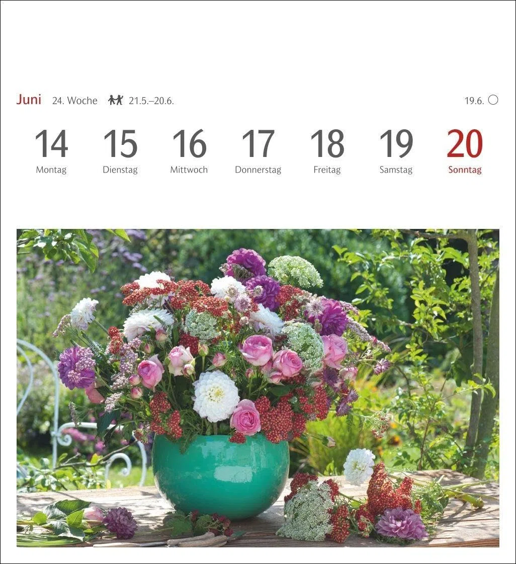 Blumenpracht Postkartenkalender 2027 - Wochenkalender mit 53 Postkarten: Kalender mit 53 traumhaften Fotos von Blumensträußen und Blüten. Blumen-Kalender 2027 mit Postkarten
