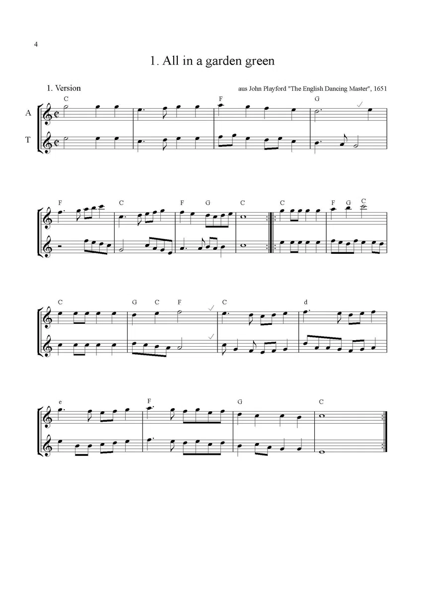 Duette für Blockflöten - Band 2: Alte Musik aus Irland, England & Schottland: Alte Musik aus Irland, England und Schottland (Blockflöte Noten: Flöte Noten)