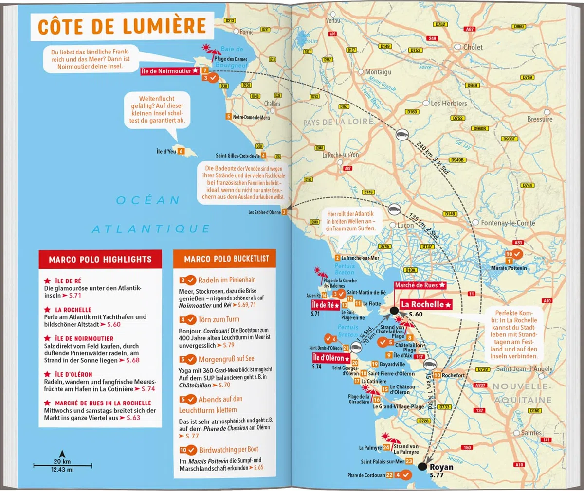 MARCO POLO Reiseführer Französische Atlantikküste: Reisen mit Insider-Tipps. Inklusive kostenloser Touren-App