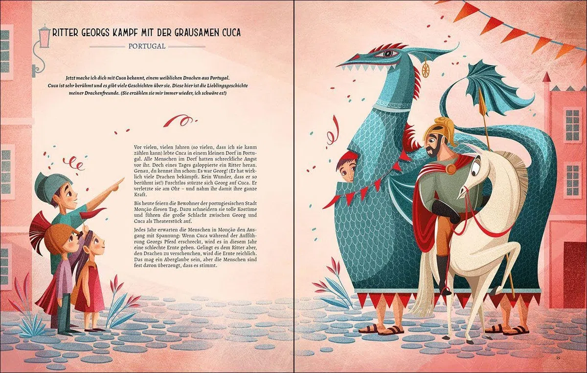 Mein großes Vorlesebuch von Drachen, Feen und anderen Fabelwesen: Triff Fabelwesen aus aller Welt in diesem prächtig illustrierten Sachbuch ab 5 Jahren