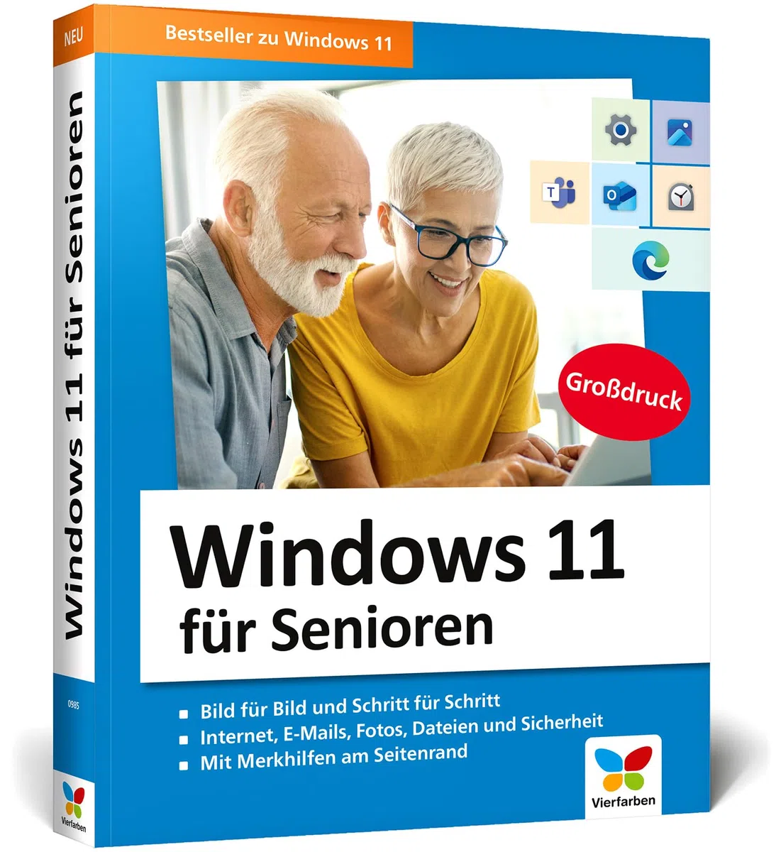 Windows 11 für Senioren: Der Lernkurs für Späteinsteiger – Großdruck, viele Merkhilfen, komplett in Farbe, aktuell mit allen wichtigen Updates