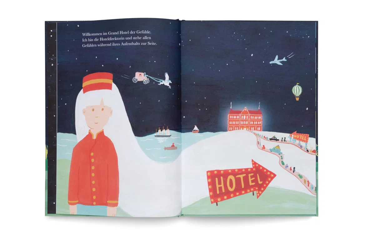 Das Grand Hotel der Gefühle. Wenn Liebe, Wut und Dankbarkeit bei uns einziehen: Gefühle beschreiben und benennen. Ein besonderes Kinderbuch ab 4 über Emotionen und Umgang mit Gefühlen
