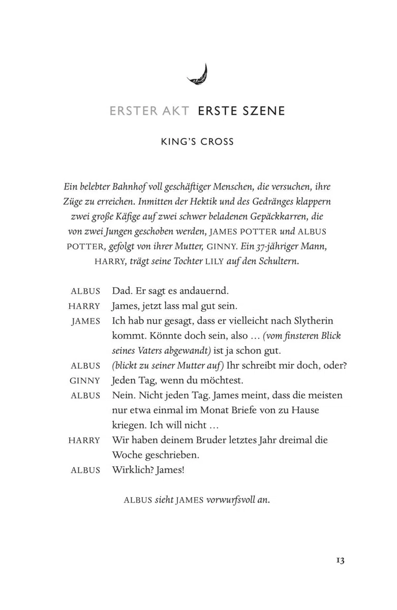 Harry Potter und das verwunschene Kind. Teil eins und zwei (Special Rehearsal Edition Script) (Harry Potter)