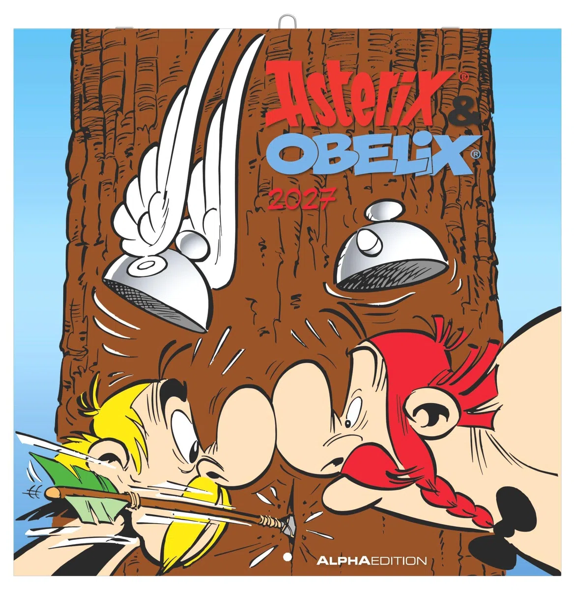 Asterix & Obelix 2027: Wandkalender 30x30 cm (30x60 cm geöffnet) mit Notizkalendarium, 12 Illustrationen und 6-sprachiges Kalendarium