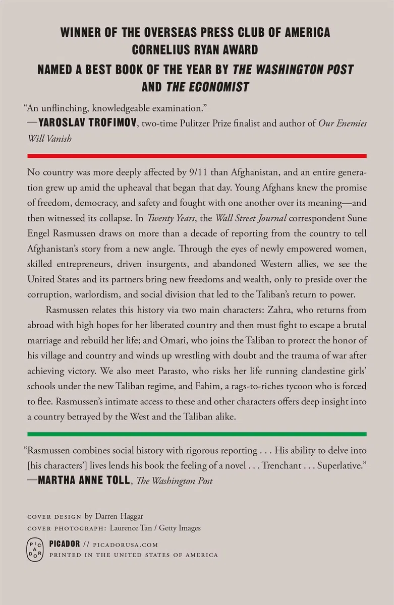 Twenty Years: Hope, War, and the Betrayal of an Afghan Generation