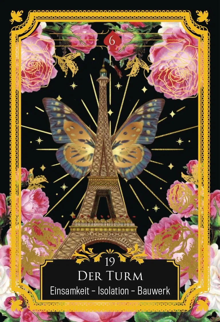 Lenormand – Garten der Geheimnisse: 36 Orakelkarten mit Begleitbuch - Wahrsage-Kartenset mit opulenter Ausstattung