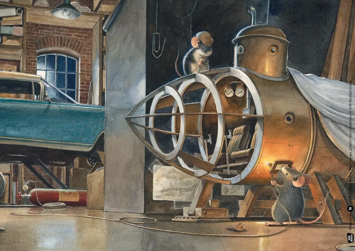 Edison. Das Rätsel des verschollenen Mauseschatzes. Kamishibai Bildkartenset: Entdecken – Erzählen – Begreifen: Bilderbuchgeschichten. Die geniale ... für unser Erzähltheater)