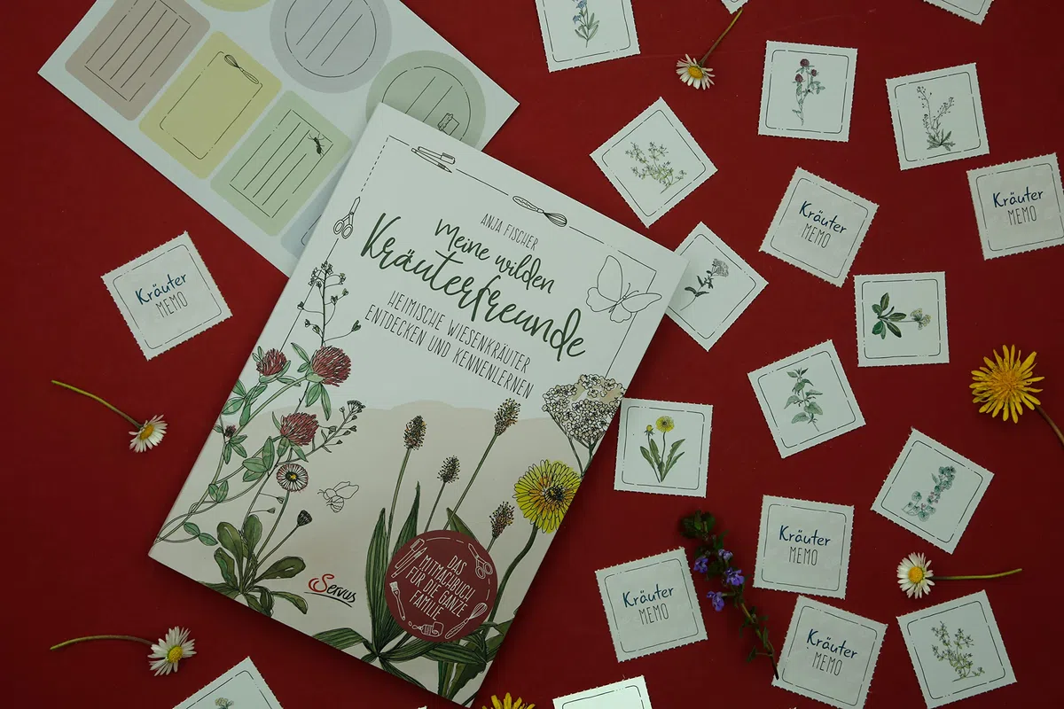 Meine wilden Kräuterfreunde: Heimische Wiesenkräuter entdecken und kennenlernen: Das Mitmachbuch für die ganze Familie