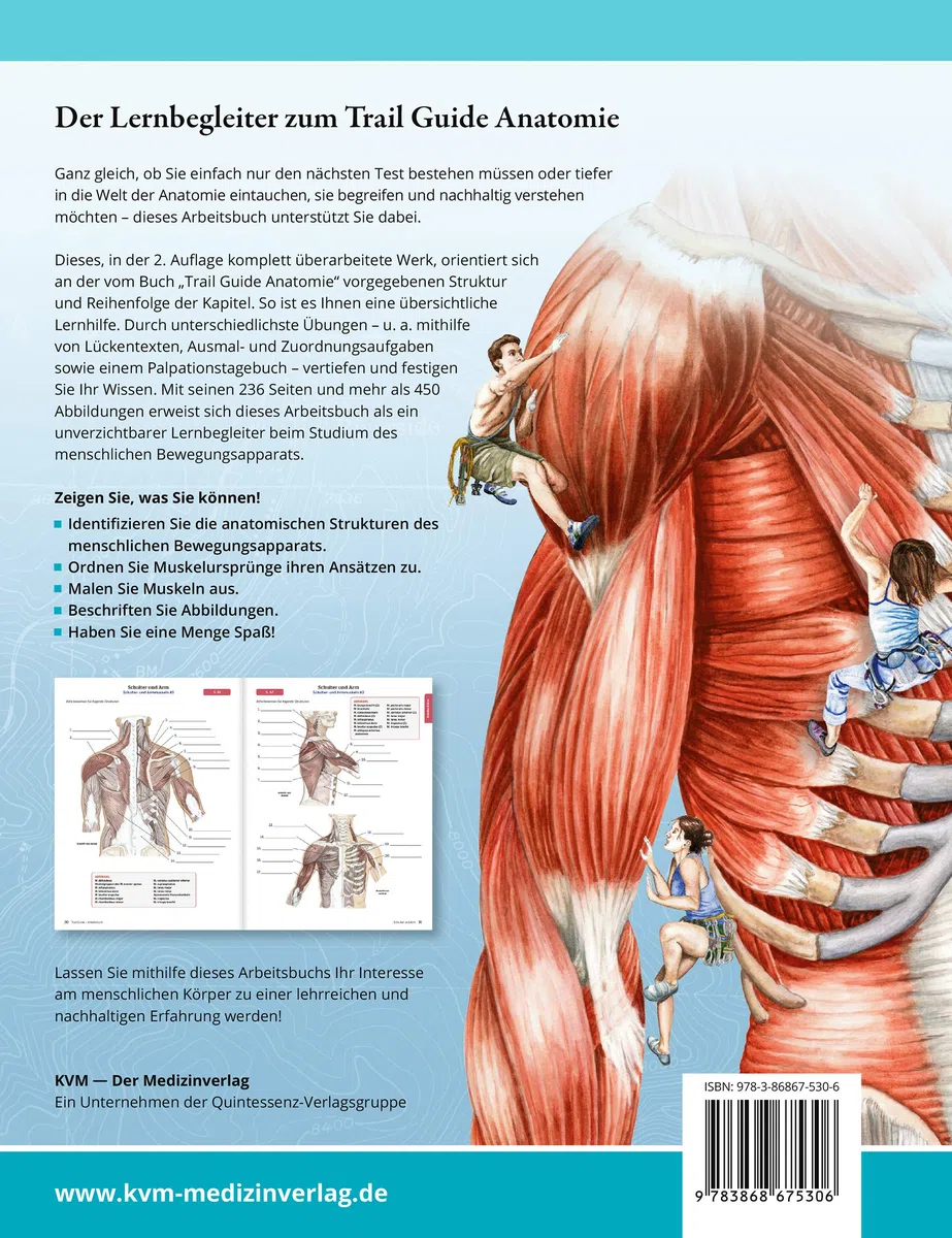Trail Guide Arbeitsbuch: Eine praxisorientierte Lernhilfe für die Anatomie