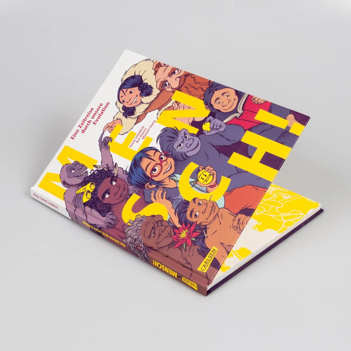 MENSCH!: Eine Zeitreise durch unsere Evolution | Comic-Sachbuch für Kinder ab 10 Jahren über die Geschichte der Menschheit