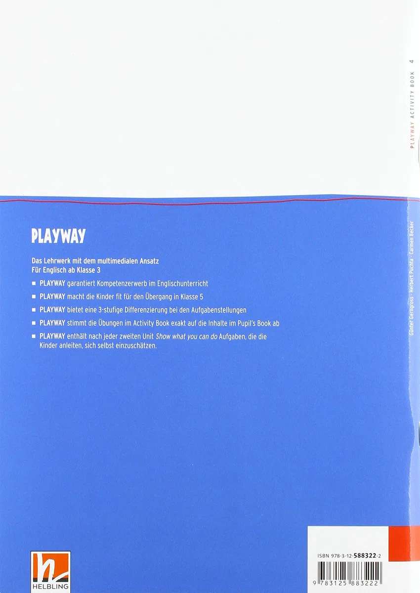 Playway 4. Ab Klasse 3: Activity Book mit Lernsoftware online Klasse 4 (Playway. Für den Beginn ab Klasse 3. Ausgabe ab 2020)