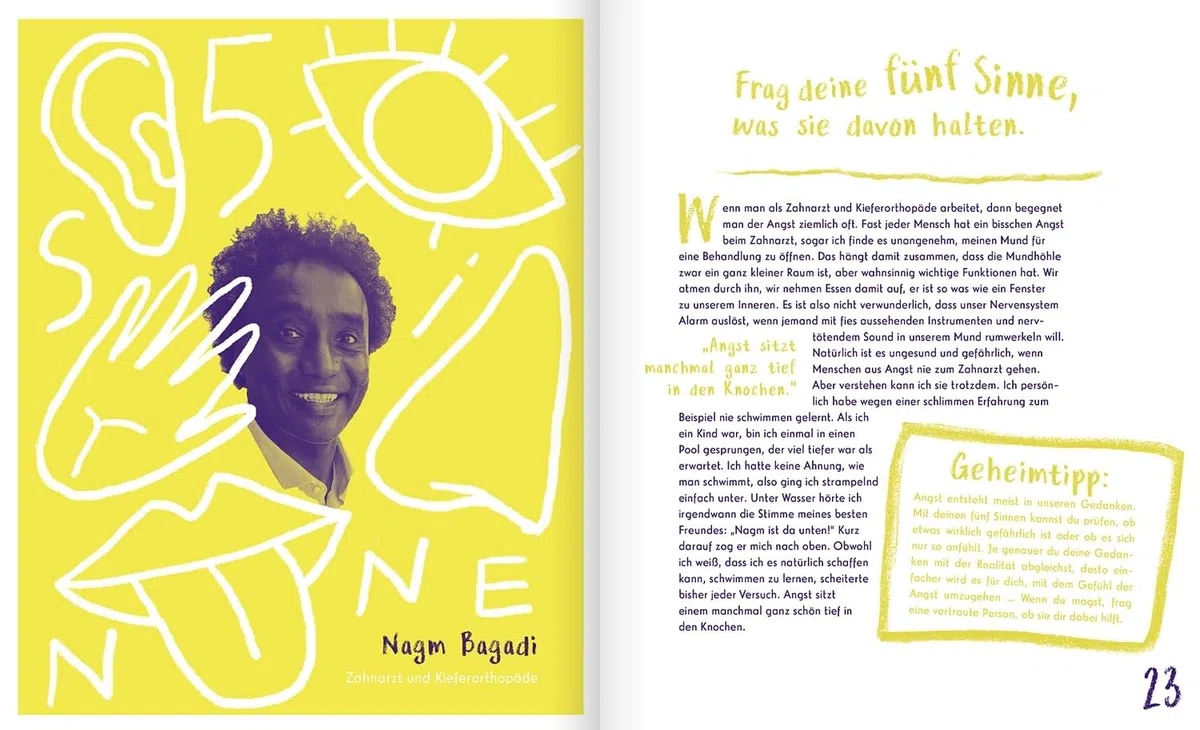 Keine Angst vor der Angst. Ein Buch wie 100 Freundinnen und Freunde: Checker Tobi, Motsi Mabuse und andere Stars erzählen, wie sie ihre Ängste überwinden. Ein Oetinger-Kinderbuch ab 5 Jahren